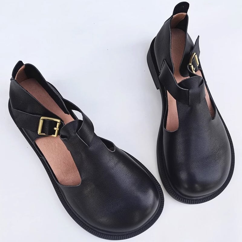 Lilly™| Colette Leather Mary Janes