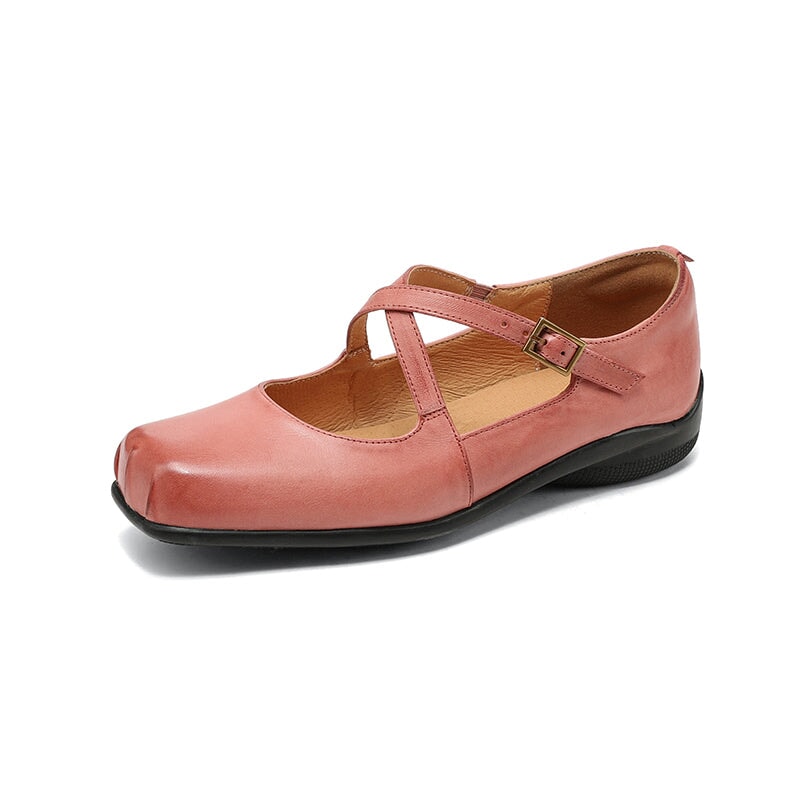 Lilly™| Edith Leather Mary Janes