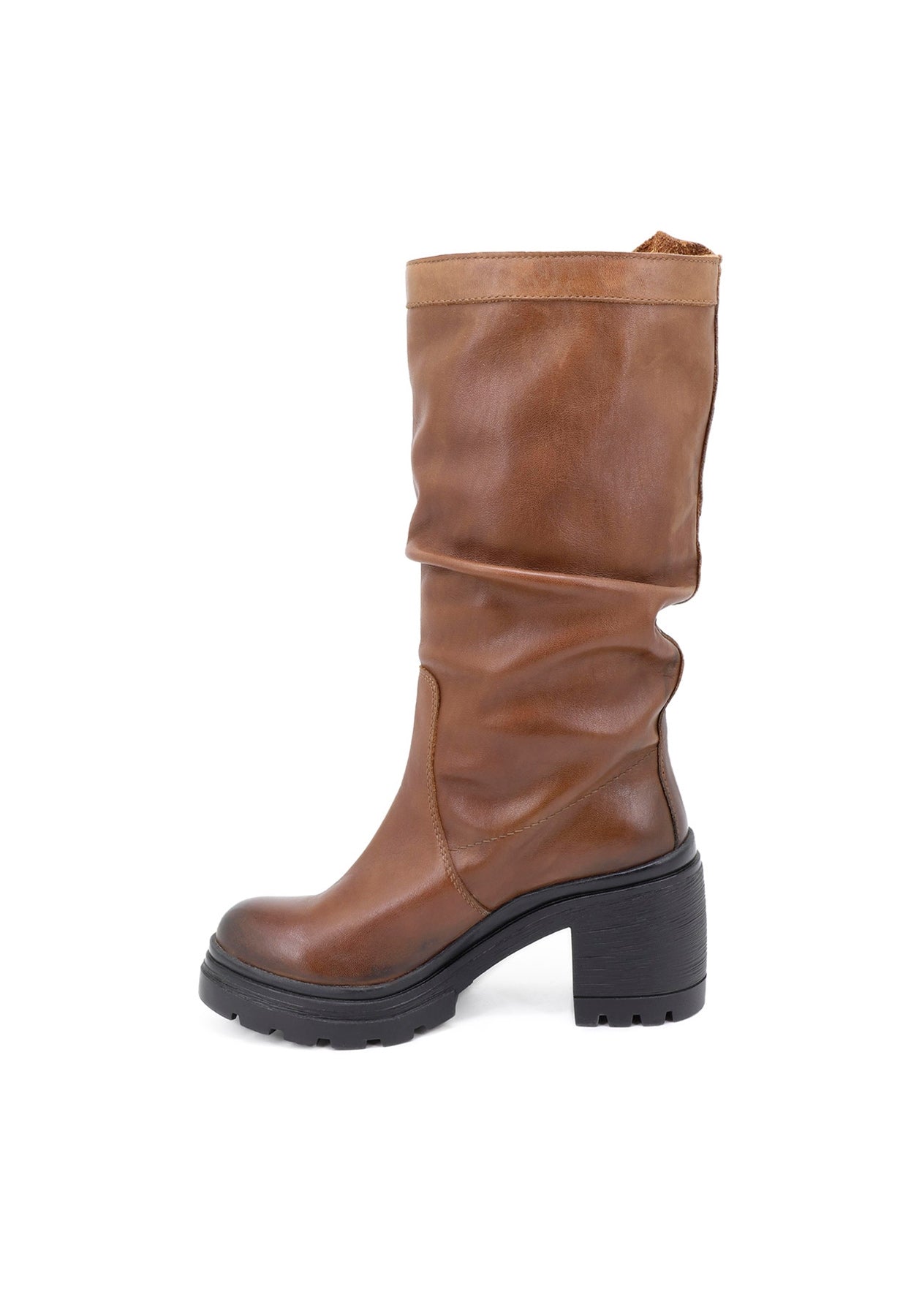 Lavinia - Women's Elegant Biker Boots with Heel
