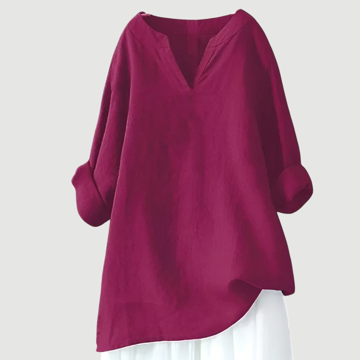 Indra | Soft Linen Day Blouse