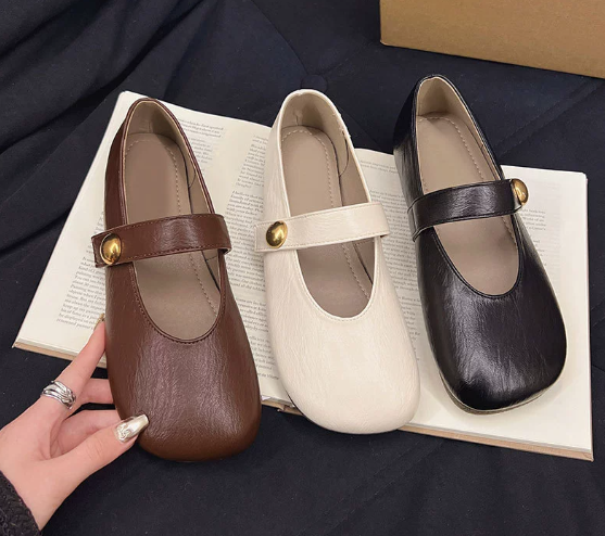 Lilly™| Irene Leather Mary Janes