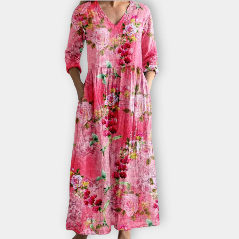 Camila | Comfortable Summer Floral Dress