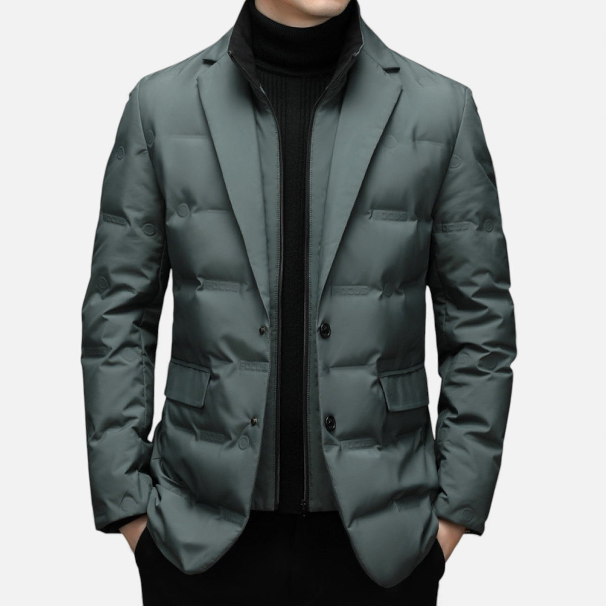 Men's Down Jacket With A Quilted Design – A Warm And Stylish Winter Jacket For Cold Days And Everyday Wear