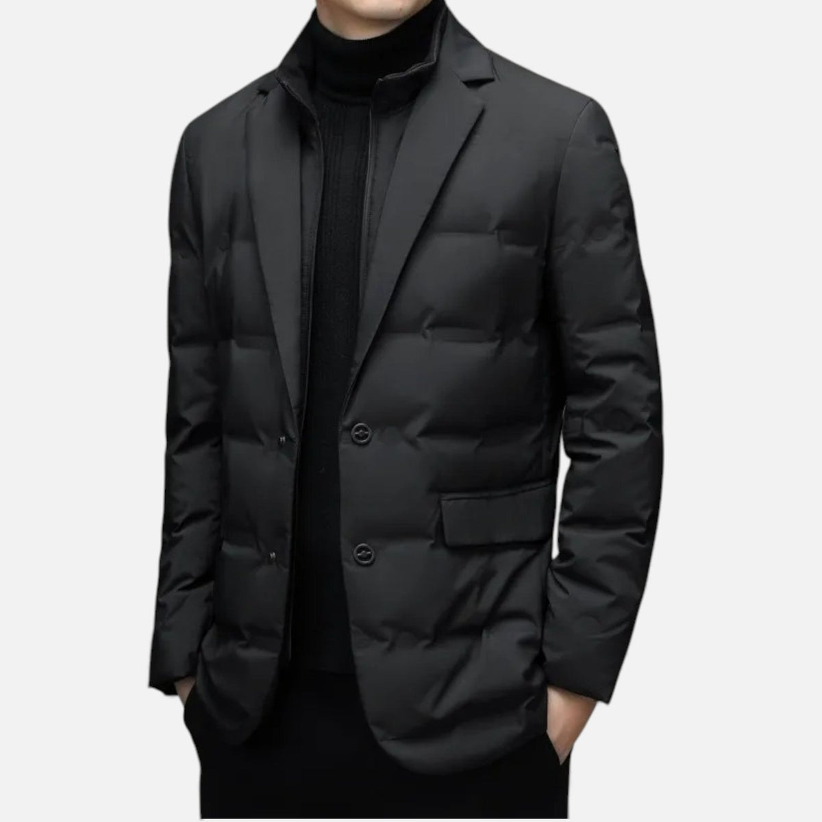 Men's Down Jacket With A Quilted Design – A Warm And Stylish Winter Jacket For Cold Days And Everyday Wear
