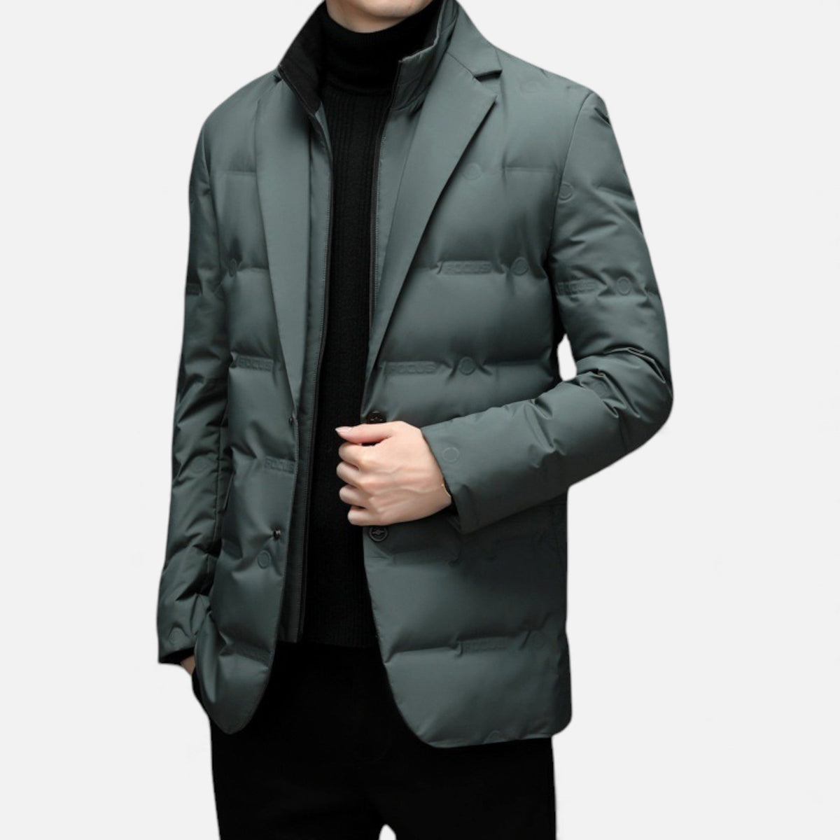 Men's Down Jacket With A Quilted Design – A Warm And Stylish Winter Jacket For Cold Days And Everyday Wear