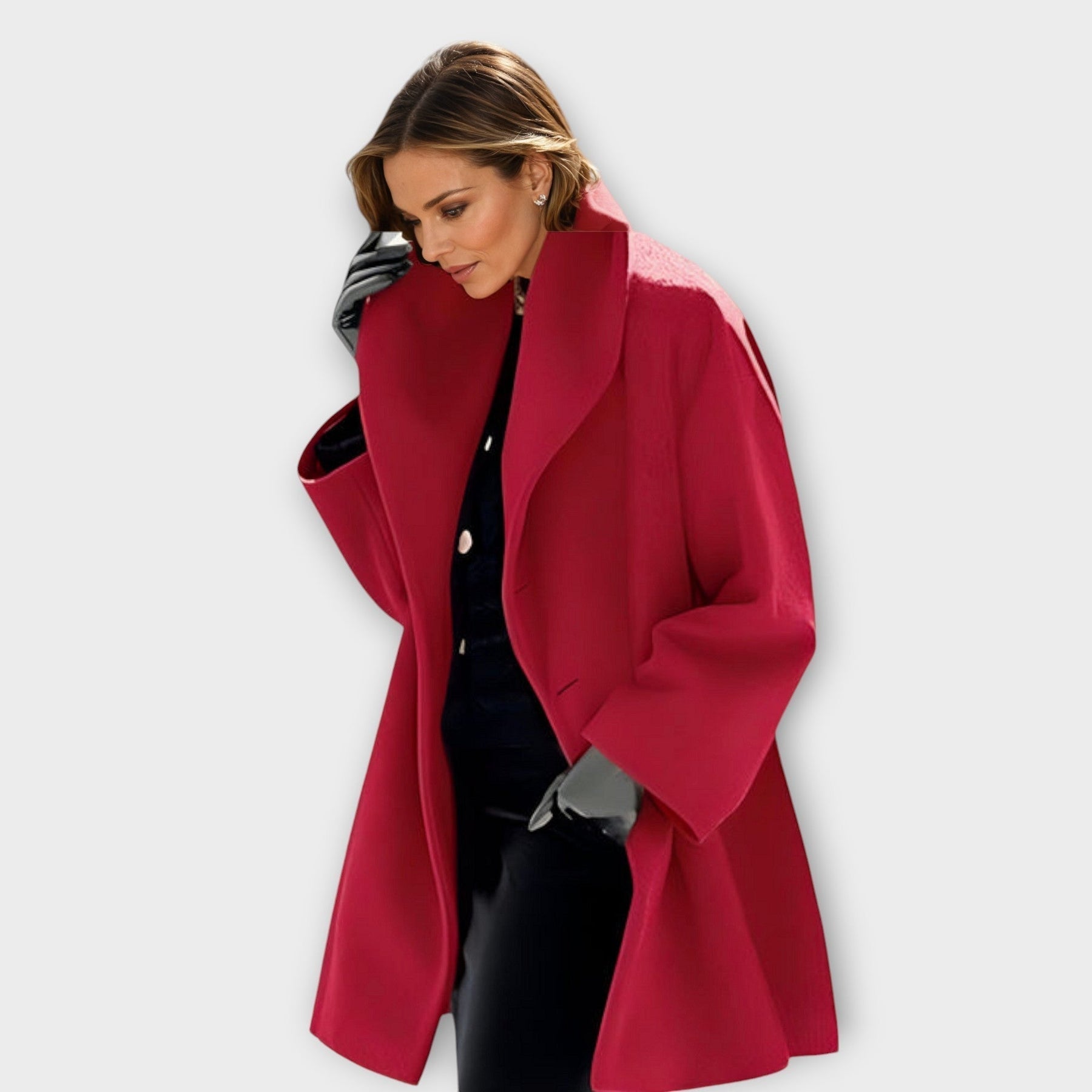 Katherine | Luxury Windbreaker Coat in Wool
