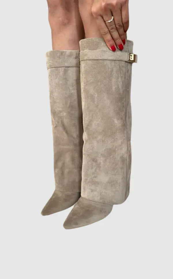 Women's Elegant Tall Boots - Refined Silhouette With All-day Comfort For Stylish Everyday Wear
