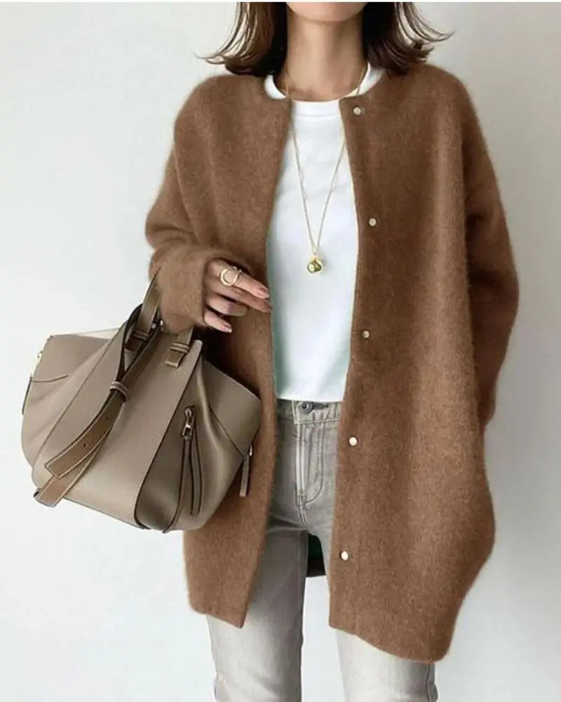 Women's Wool Cardigan With A Lightweight Yet Warm Feel – A Stylish Knit Piece For Everyday Wear, Work, And Smart-casual Looks