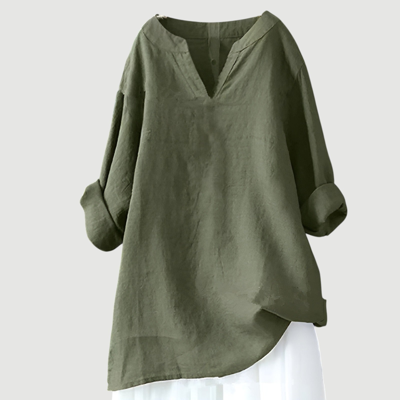 Indra | Soft Linen Day Blouse