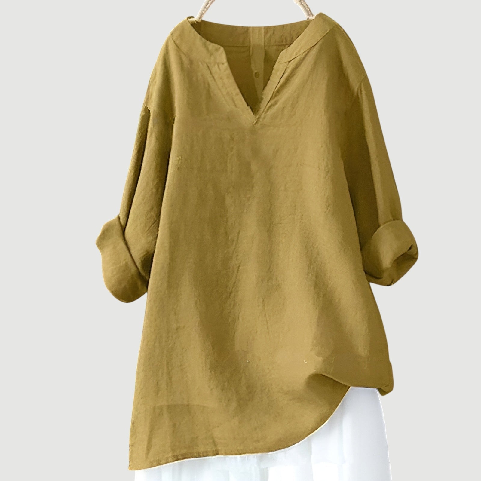 Indra | Soft Linen Day Blouse