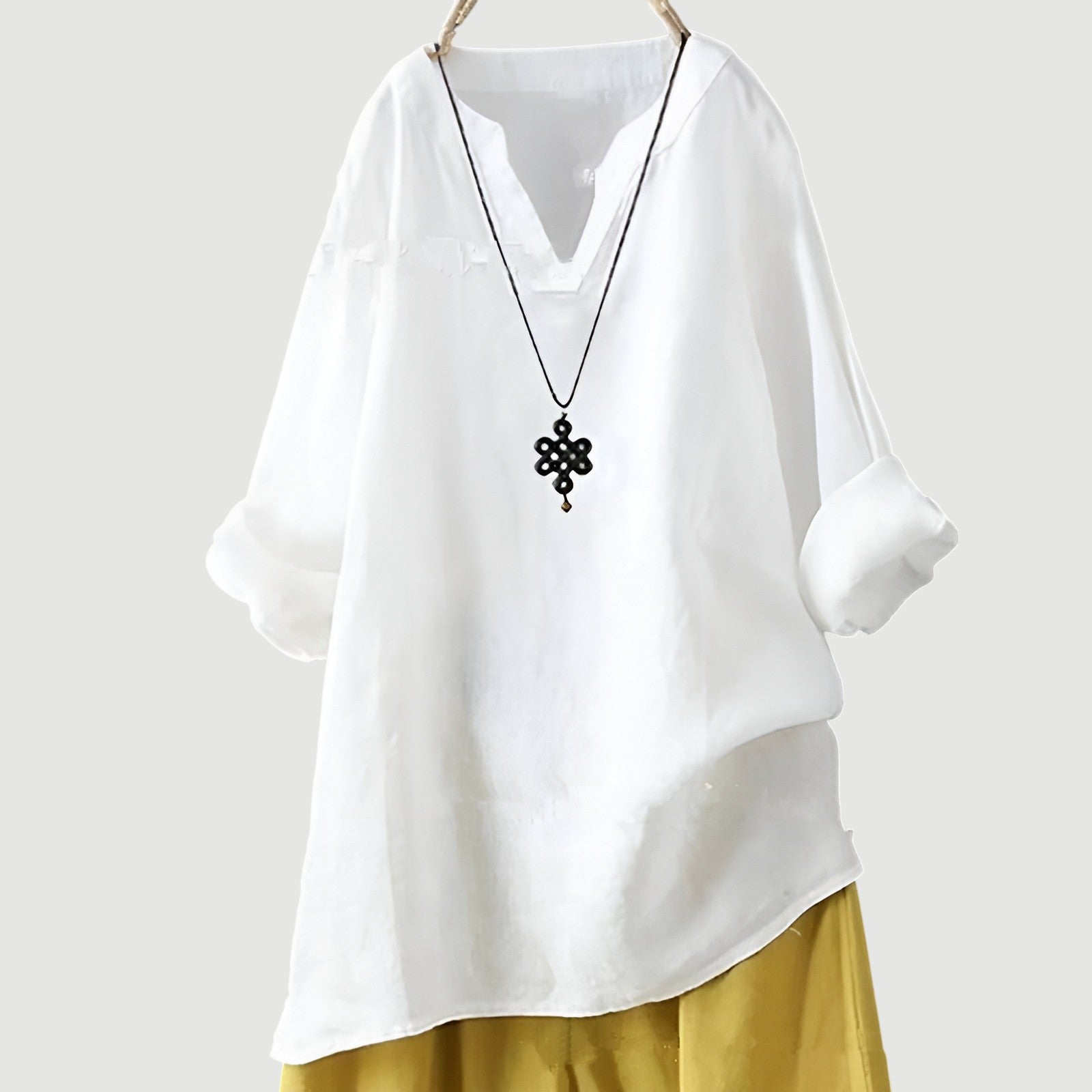 Indra | Soft Linen Day Blouse