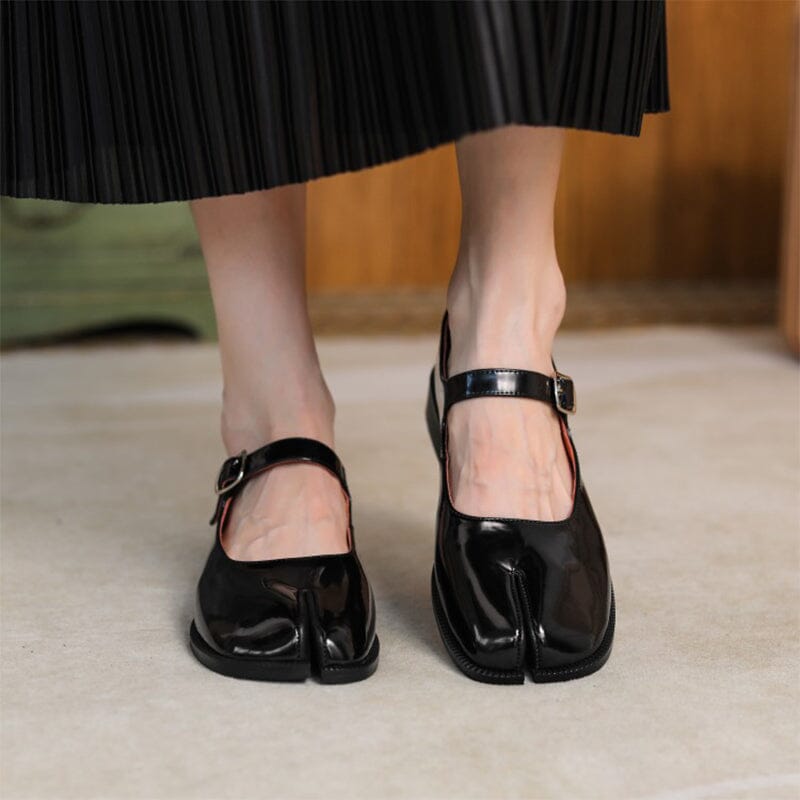 Lilly™| Martha Leather Mary Janes