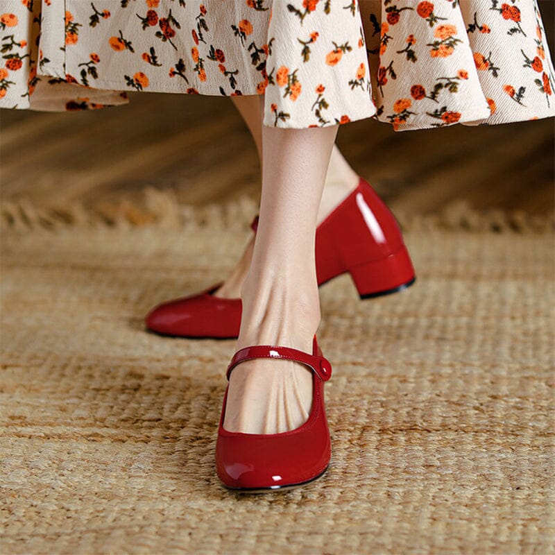 Lilly™| Livy Leather Mary Janes