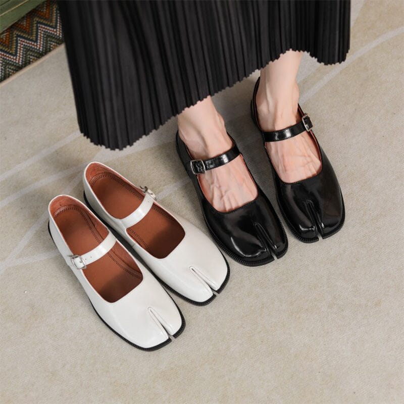 Lilly™| Martha Leather Mary Janes