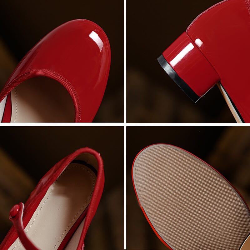 Lilly™| Livy Leather Mary Janes