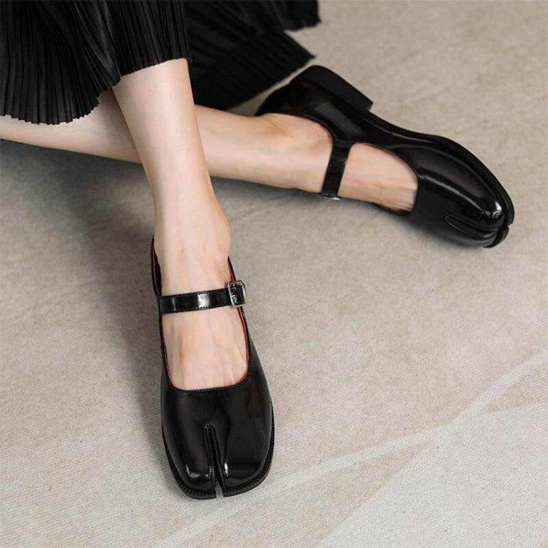 Lilly™| Martha Leather Mary Janes