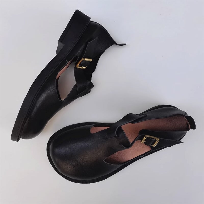 Lilly™| Colette Leather Mary Janes