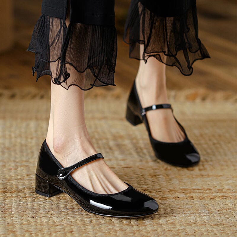 Lilly™| Livy Leather Mary Janes