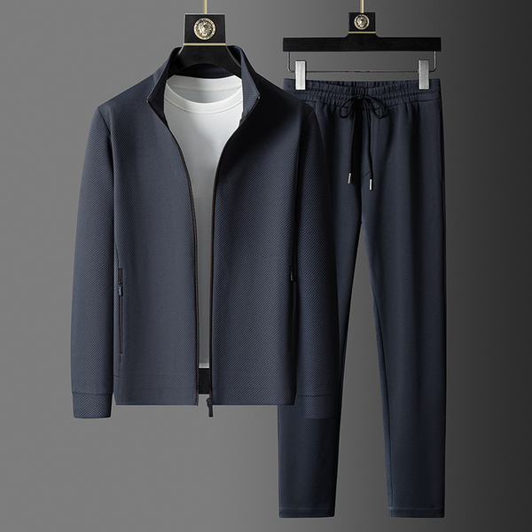 Men's 2-piece Tracksuit Set With A Slim Fit And Lightweight Design – A Comfortable Workout Set For Sports, Everyday Wear, And Leisure