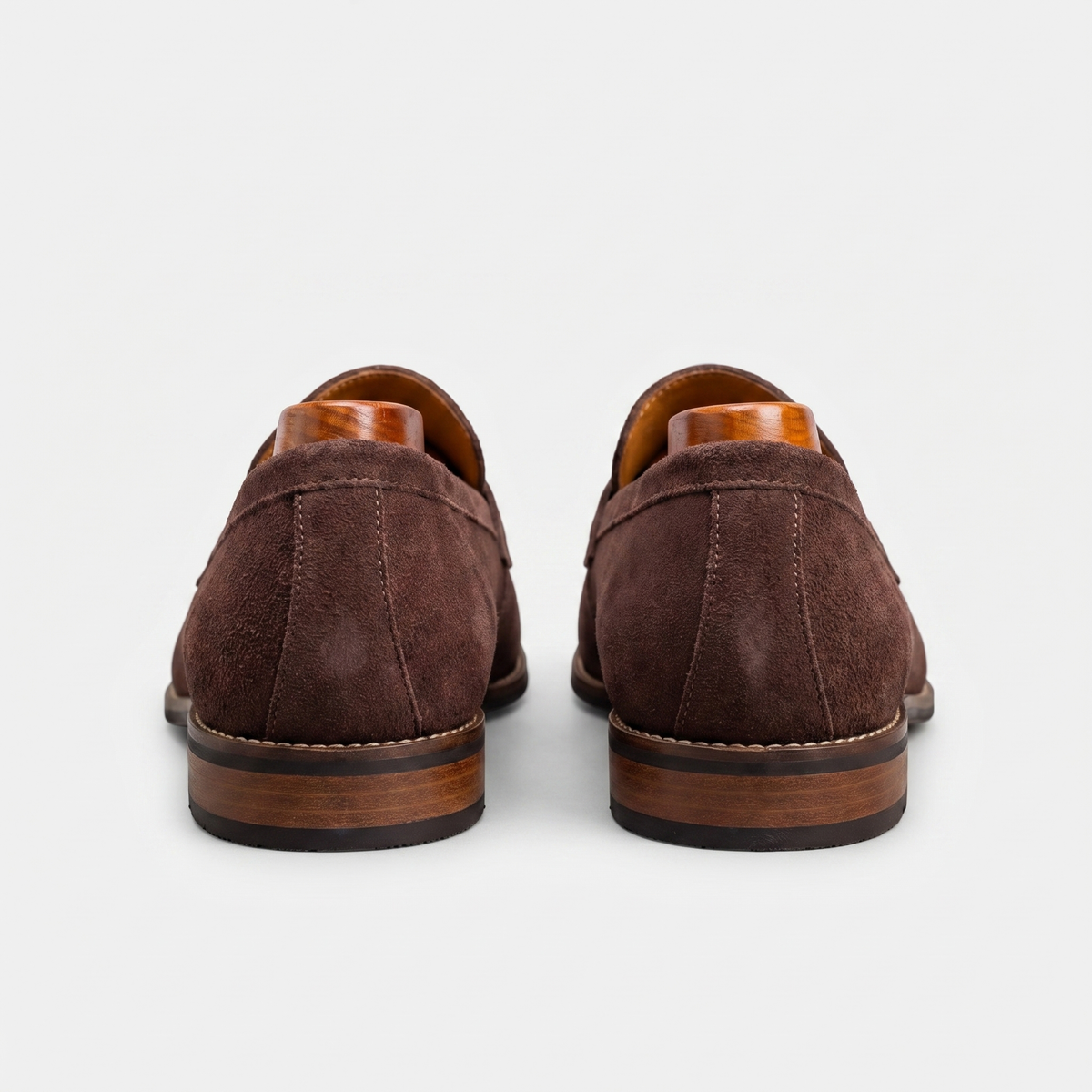 Men's Suede Loafers With Penny Detail – Classic Slip-on Shoes For The Office, Everyday Wear, Parties, And Smart-casual Style