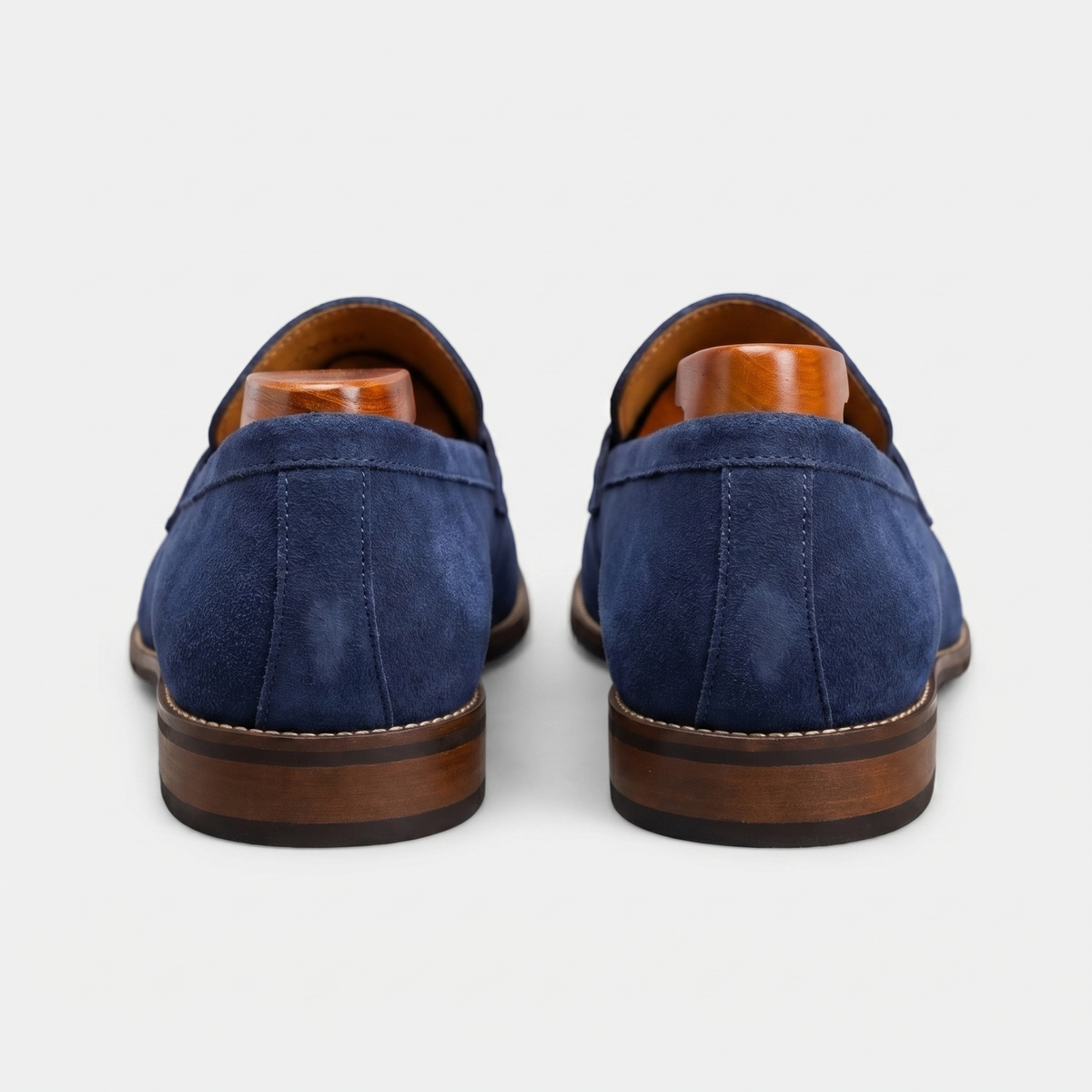 Men's Suede Loafers With Penny Detail – Classic Slip-on Shoes For The Office, Everyday Wear, Parties, And Smart-casual Style