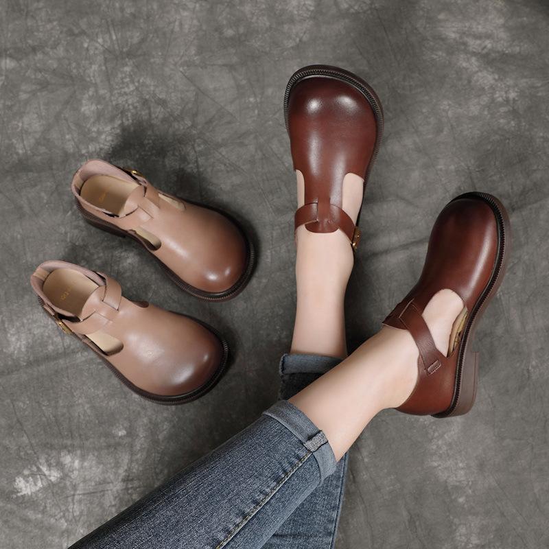 Lilly™| Colette Leather Mary Janes