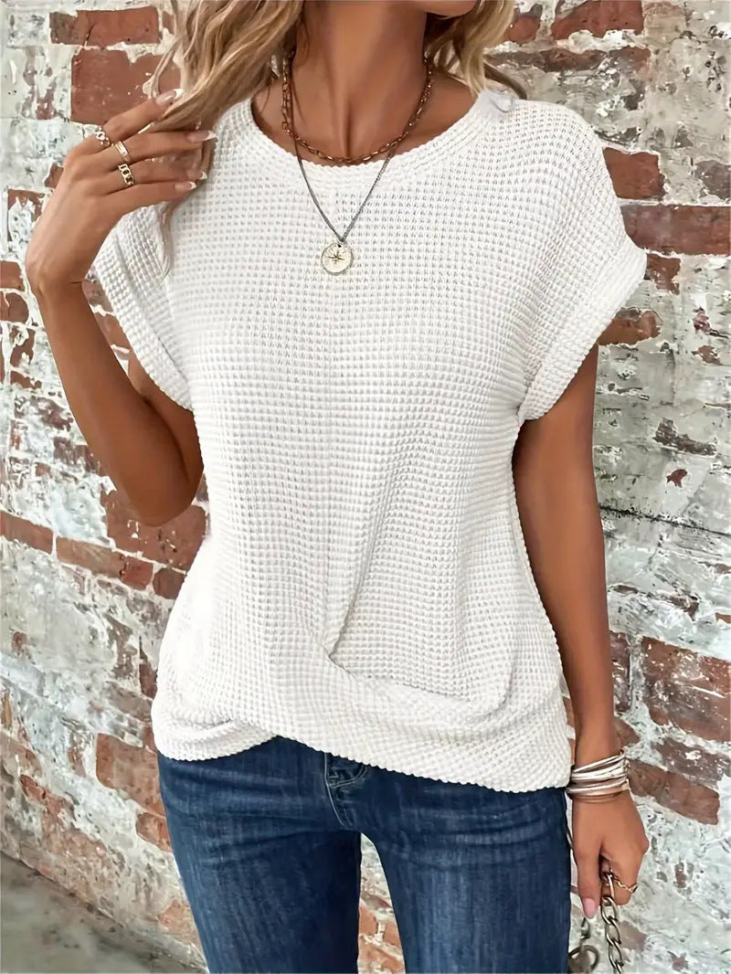 Ellis™ | Elegant blouse with round neckline