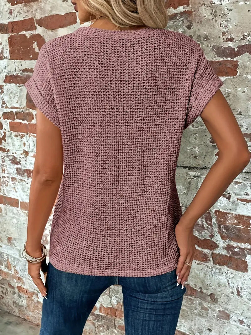 Ellis™ | Elegant blouse with round neckline