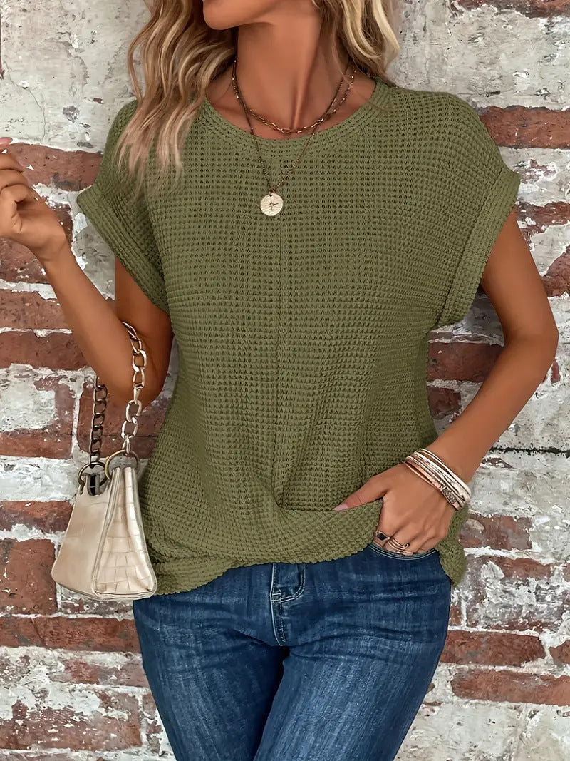 Ellis™ | Elegant blouse with round neckline