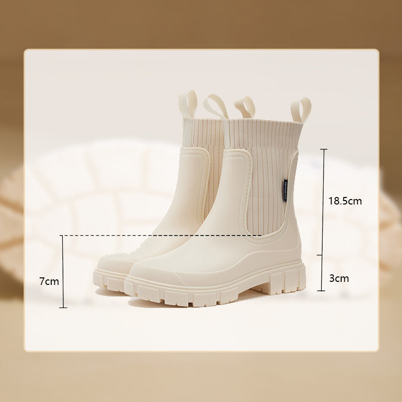 Sergia - Waterproof Boots with Thick Sole for Women