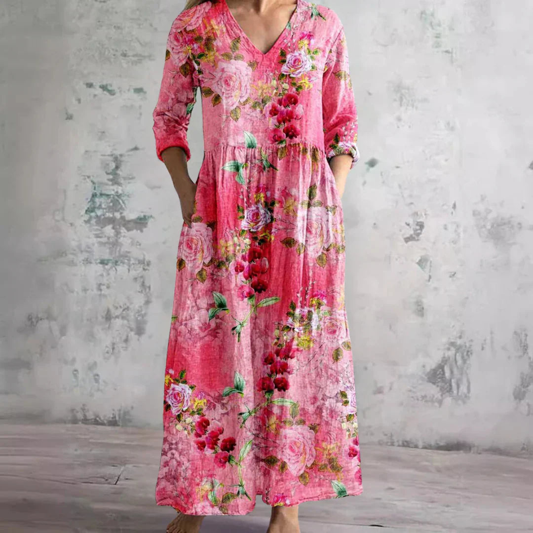 Camila | Comfortable Summer Floral Dress