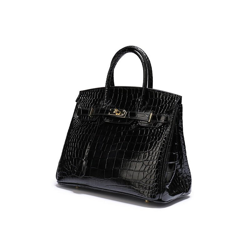 Women's Genuine Leather Handbag - Elegant Functional Everyday Carry For Work And Casual Use