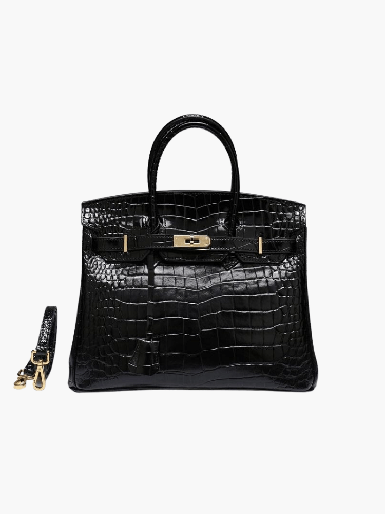 Women's Genuine Leather Handbag - Elegant Functional Everyday Carry For Work And Casual Use