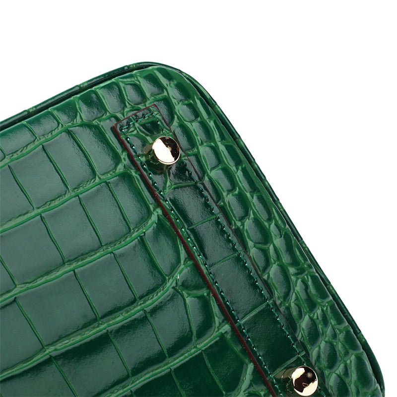 Women's Genuine Leather Handbag - Elegant Functional Everyday Carry For Work And Casual Use