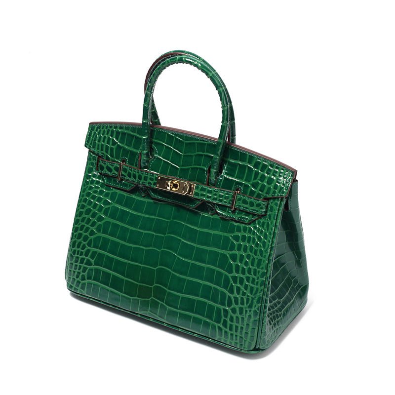 Women's Genuine Leather Handbag - Elegant Functional Everyday Carry For Work And Casual Use