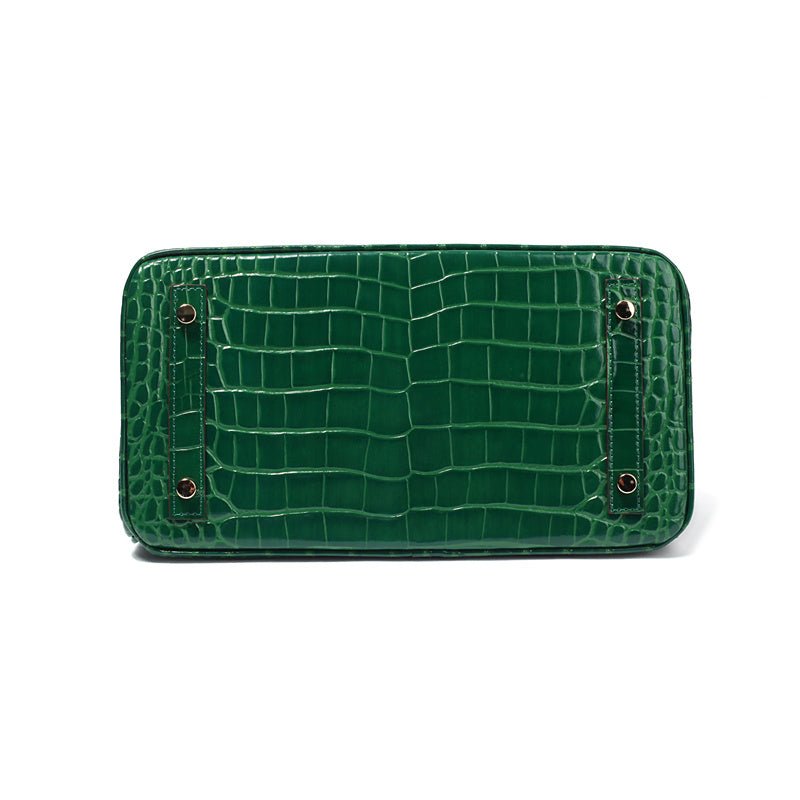 Women's Genuine Leather Handbag - Elegant Functional Everyday Carry For Work And Casual Use